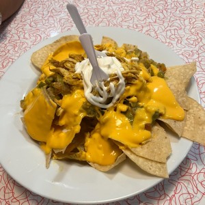 Nachos de pollo