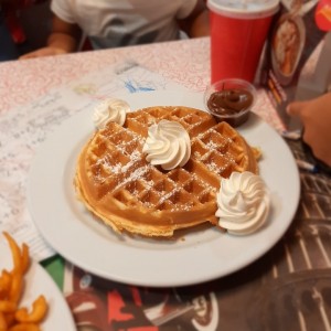 Waffle con nutella