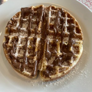 Waffles nutela