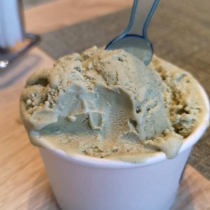 helado de pistacho