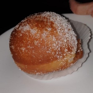 postre bomba rellena