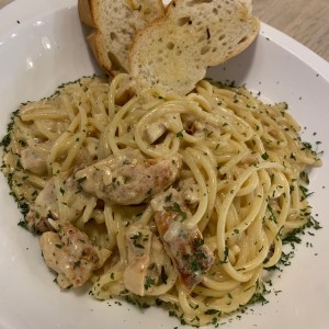 pasta con pollo