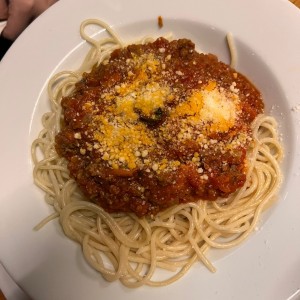 Plato Fuerte - Pasta Bolognesa