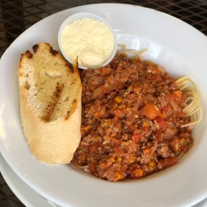 Plato Fuerte - Pasta Bolognesa