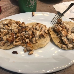 tacos de pollo