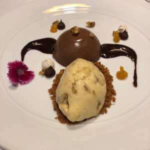 bavarois de chocolate