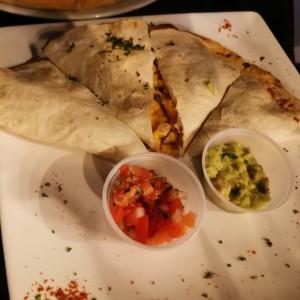 Quesadillas de pollo. 