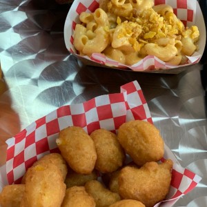 Mac Cheese & corn nuggets