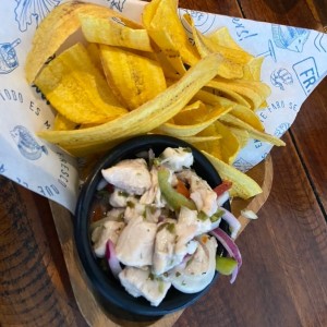 Ceviche de pescado 