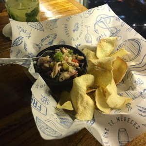 Ceviche mediterraneo