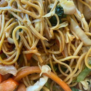 Fideos con vegetales