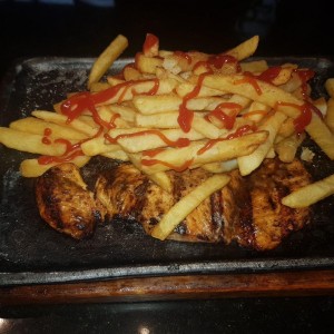 Pollo con papas