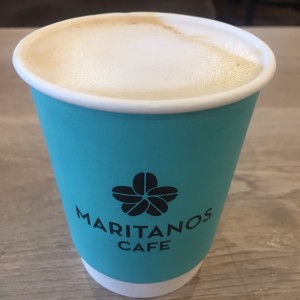 Capuccino con leche de almendras