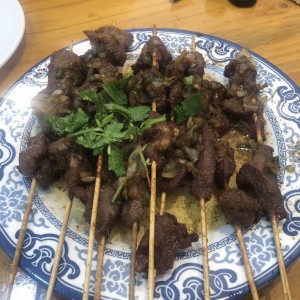 Lamb skewers 