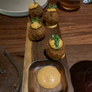 croquetas de cordero