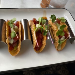 TACOS CRUJIENTES DE ATUN