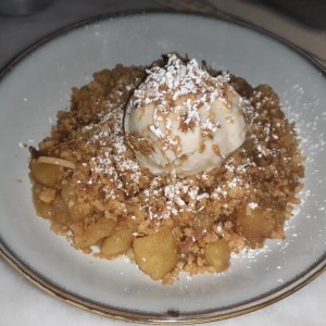 Postres - APPLE CRUMBLE vegano 