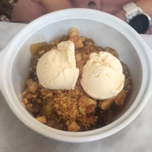 apple crumble