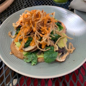 Tostadas Portobello