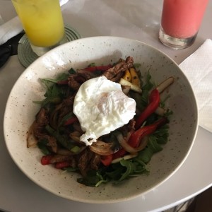 steak and eggs (menu brunch)