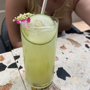Limonada con pepino