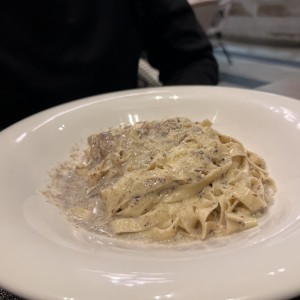 Fettuccine con hongos 