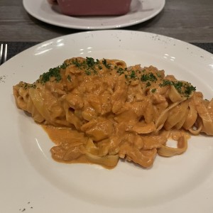 Fettuccine al Salmone Affumicato