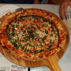 pizza al pesto