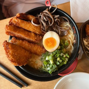 Chicken katsu ramen media