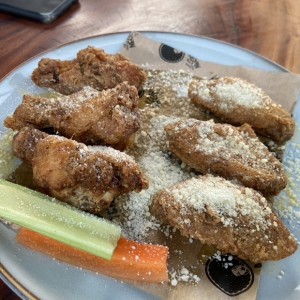 Wings con parmesano