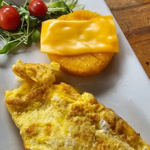 Omelette con tortilla