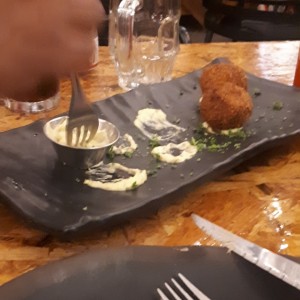 croquetas de cangrejo