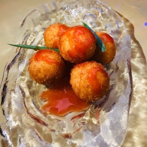 CROQUETAS DE QUESO DE CABRA