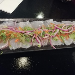 TIRADITO DE PESCADO BLANCO