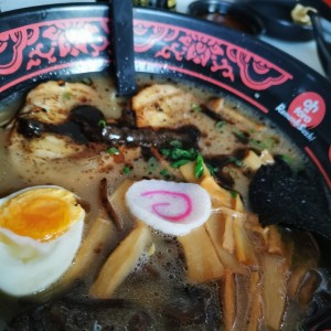 Ramen. Hakata Black Garlic