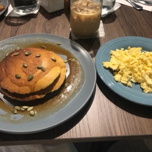 pancakes de calabaza 