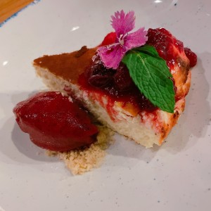 Cheesecake de frutos rojos