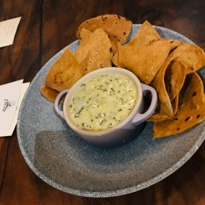 Dip de queso y espinaca