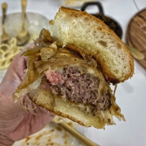 French Onion Burger