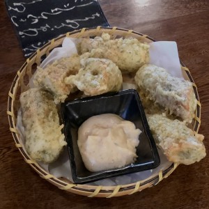 Chikowa Tempura (Pescado relleno)