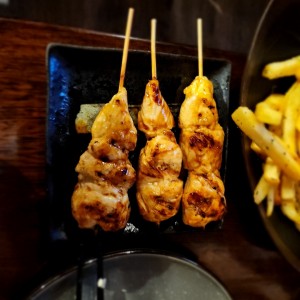 tokoyaki de pechuga de pollo