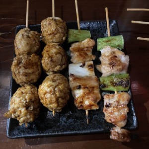 Yakitori pollo