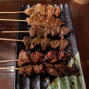 Yakitori pollo