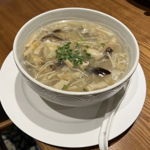 Dried Scallop & Mushroom Soup