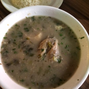 Sancocho con arroz 