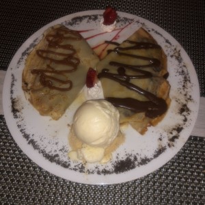 Crepes de nutella y chocolate