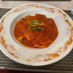 Raviolis de carne de soya