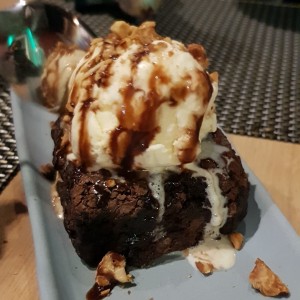 Brownie con Helado