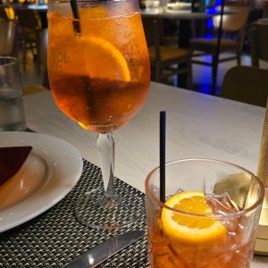 Aperol y negroni