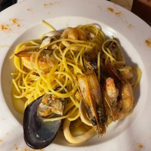 Pasta sin glutten frutti di mare